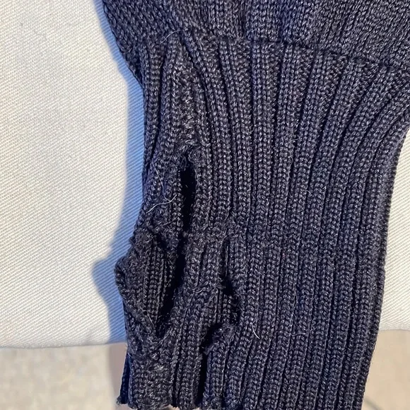 Vintage 1940s High School Letter Sweater Leather elbow patches—Sz 38 - Picture 11 of 12